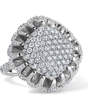 Mindi Mond Floating All Diamond Ring - Gray