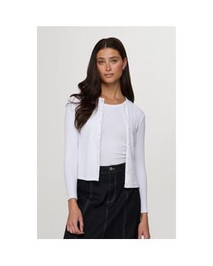 By Tess Collection Tank Twinset - White