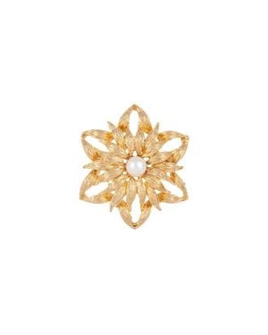 Susan Caplan 1990S Vintage Brooch - Metallic