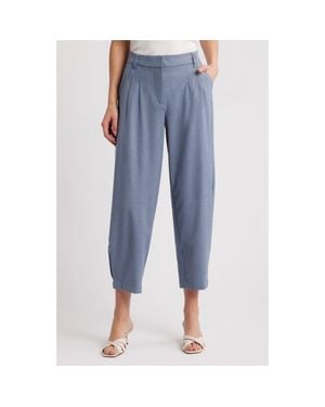 Wit & Wisdom Skyrise Pleated Barrel Pants - Blue