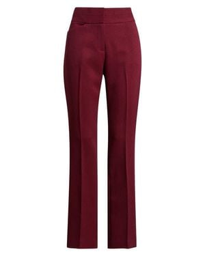 Tahari Bell Bottom Flare Leg Pants - Red