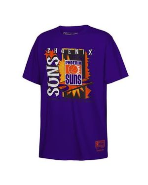 Mitchell & Ness Youth Phoenix Suns Retro '90S Poster T-Shirt - Purple