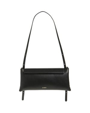 REE PROJECTS Elieze Leather Clutch - Black