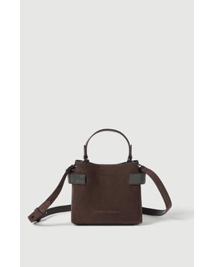 Brunello Cucinelli Essence Small Top-Handle Bag - Multicolor