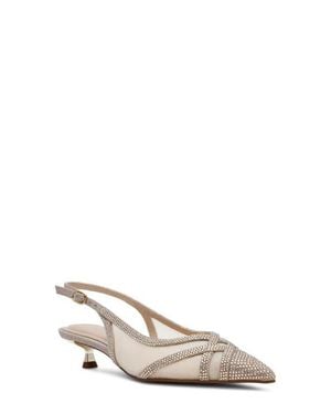 Anne Klein Jolene Kitten Heel Slingback Pump - Multicolor