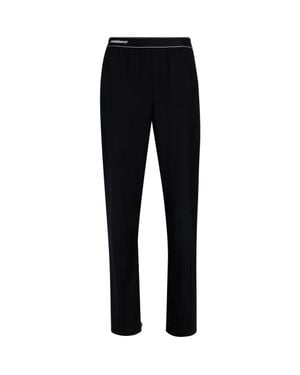 CASABLANCA Sports Wool Pants - Black