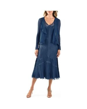 komarov charmeuse a line dress & jacket 2PC Dress/Jacket Set main image 1