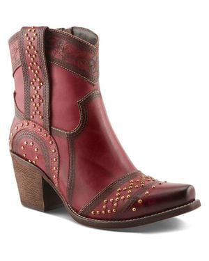 Spring Step Saddleup Western Boot - Brown