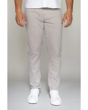 Peter Manning Italian 5-Pocket Pants - Gray