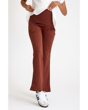 Accouchée Ultimate Comfort Warm Flare Pants - White