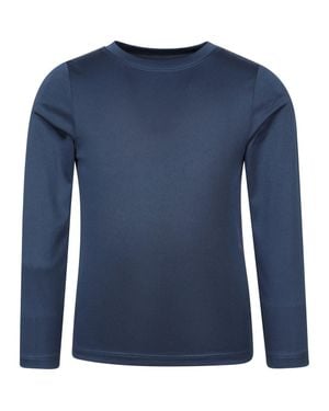 Mountain Warehouse Childrens/Kids Aqua Long-Sleeved Swimming T-Shirt - Blue