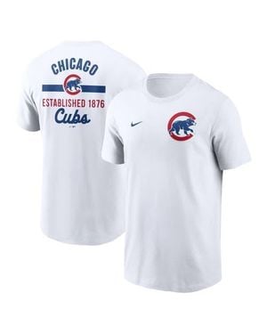 Nike Chicago Cubs 2-Hit T-Shirt - White