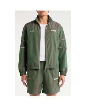 Les Deux X Prince Shiny Track Jacket - Green