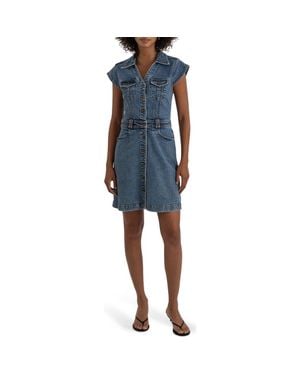 Kut From The Kloth Button-Up Denim Dress - Blue
