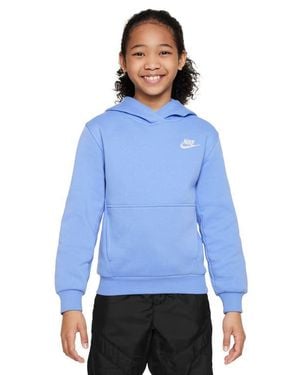 Nike Kids' Club Fleece Hoodie - Blue