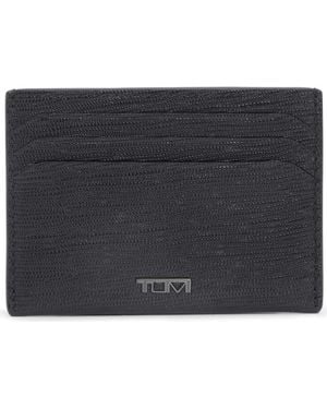 Tumi Nassau Slim Leather Card Case - Black