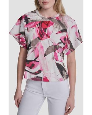 DKNY Print Tee Shirt - Multicolor