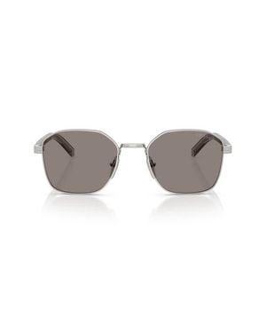 Prada 53Mm Square Sunglasses - Gray