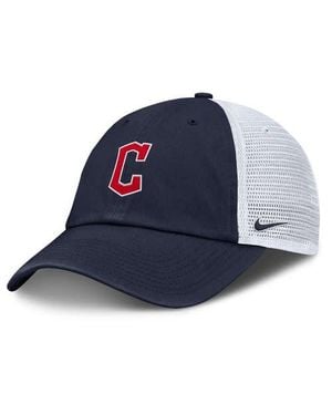 Nike Cleveland Guardians Club Trucker Adjustable Hat - Blue
