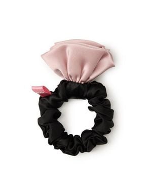 OLAH La Frida Rosa Silk Scrunchie - Pink