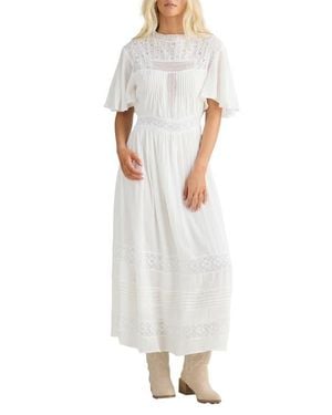 Talisman the Label Romy Lace Maxi Dress - White