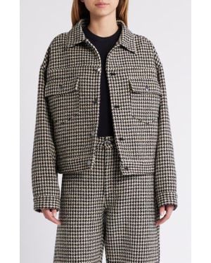 FRAME The Tweed Boxy Jacket - Gray