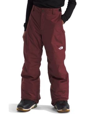 The North Face Kids' Freedom Waterproof Insulated Snow Pants - Red