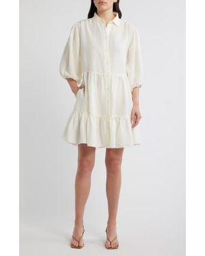 boss shirt dress BOSS - Cotton-poplin shirt dress with eyelet belt