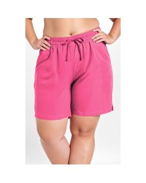Calypsa Plus Size 7 Board Shorts - Purple