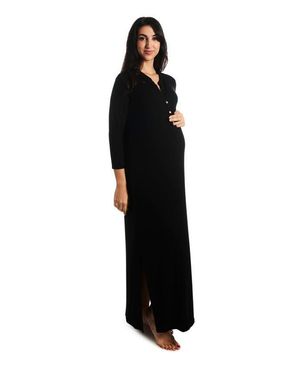Everly Grey Juliana Maternity/Nursing Dress - Black