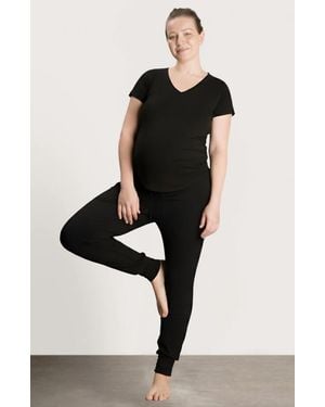 Nom Maternity The Maternity & Nursing Tee - Black