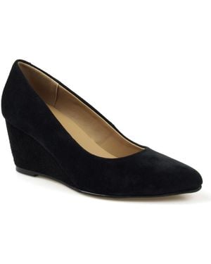 National Comfort Wedge Pump - Blue