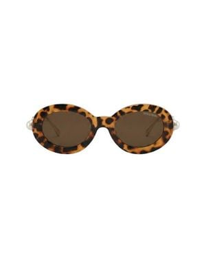 Fifth & Ninth Arielle 50Mm Small Oval Sunglasses - Brown