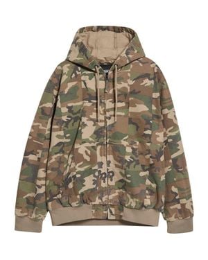 Vans Eli Workwear Canvas Hooded Jacket - Green