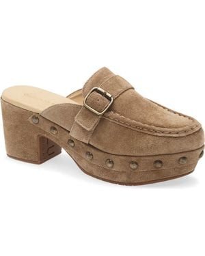 Chocolat Blu Genni Platform Loafer Mule - Brown
