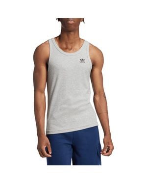 adidas Originals Trefoil Essentials Rib Tank - Blue