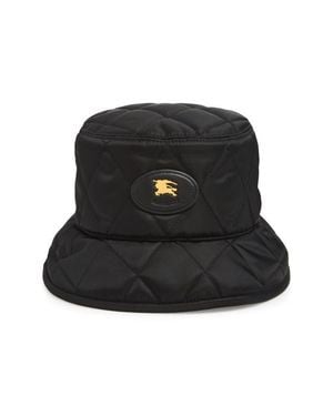 Burberry Knight Stamp Wool-Blend Bucket Hat, Black Burberry Knight Stamp Wool-Blend Bucket Hat in Black | Lyst main image 3