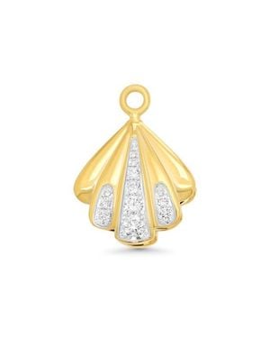 Sara Weinstock Papua Diamond Sea Shell Charm - Metallic