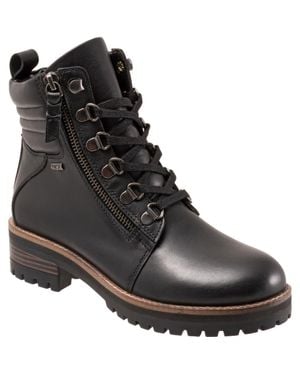 Softwalk Everett Lace-Up Boot - Black