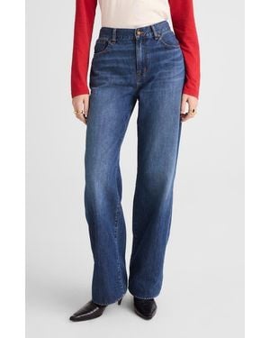 Madewell The Perfect Vintage Wide Leg Jeans - Blue