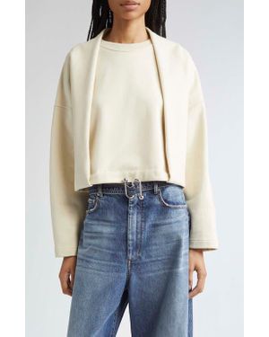 Sportmax Minnie Layered Effect Sweatshirt - Blue