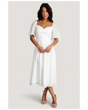 Baltic Born Colette Sweetheart Midi Dress - Natural