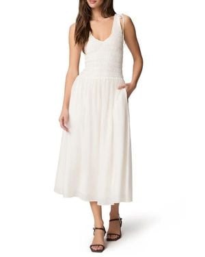 PAIGE Sebastian Smock Sundress - White