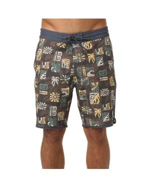 O'neill Sportswear Cruzer Scallop Swim Trunks - Gray
