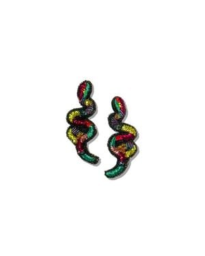 Simitri Kaa Earrings - Black