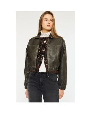 Kancan Nova Bomber Jacket - Brown