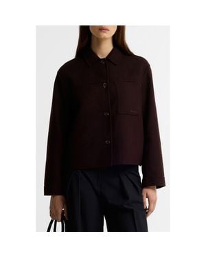 Barbour Antonella Wool Blend Overshirt - Black
