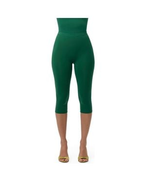 Naked Wardrobe Capri Leggings - Green