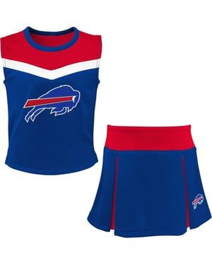 Outerstuff Girls Youth Buffalo Bills Spirit Two-Piece Cheerleader Set - Blue