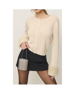 Reformation Clara Cashmere Cardigan - Black